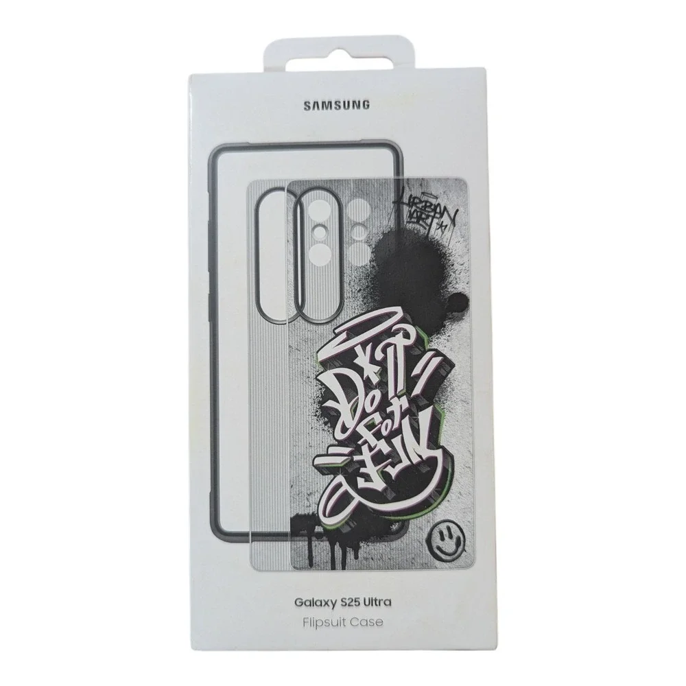 P8-N Samsung Official Flipsuit Case for‎ Galaxy S25 Ultra - Black/Clear